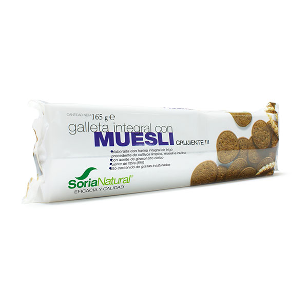 GALLETA INTEGRAL CON MUESLI (165 gr.)